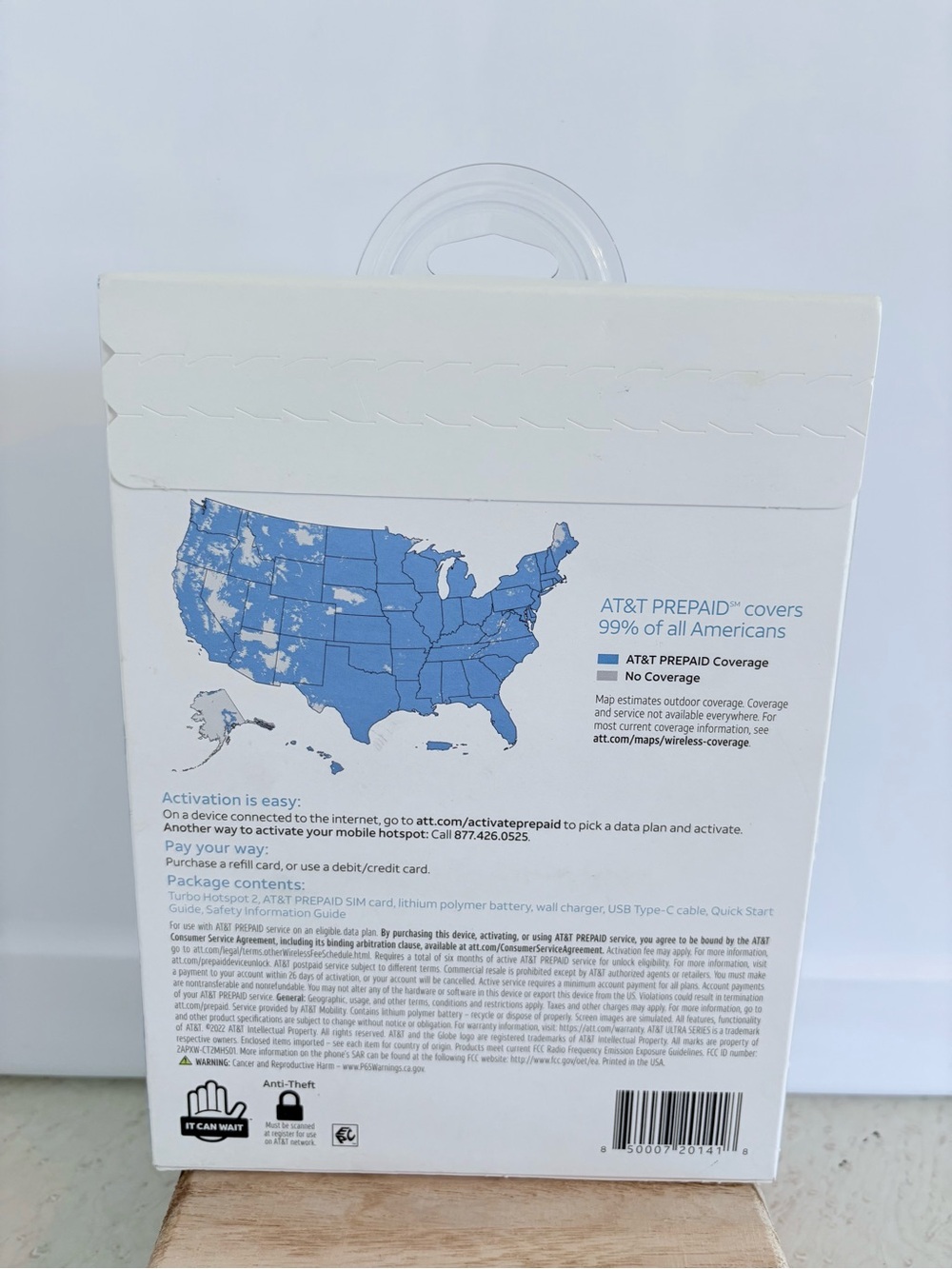 AT&T Prepaid Turbo Hotspot 2 - Black - Picture 2 of 2